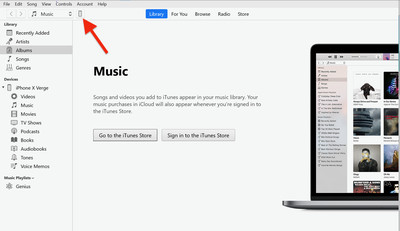 Look for the phone icon in iTunes.